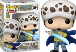 Standard Pop!>One Piece - Trafalgar Law with Blue Anesthesia Glow-in-the-Dark Pop! Vinyl Figure