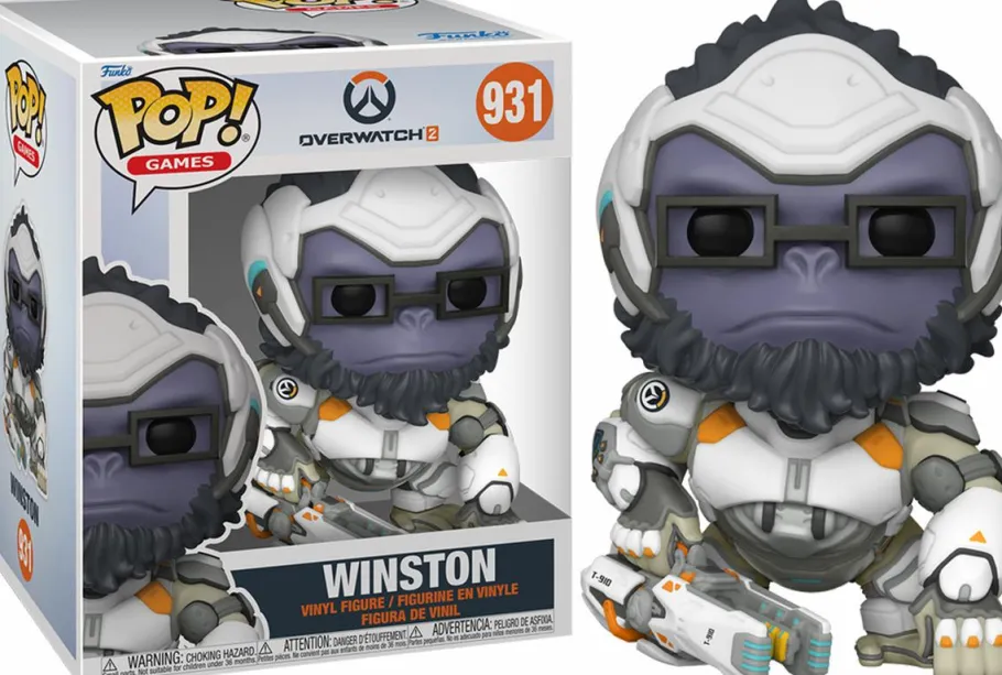 Super-Sized Pop!>Overwatch 2 - Winston Super Sized 6" Pop! Vinyl Figure