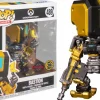 Super-Sized Pop!>Overwatch - Bastion Metallic Gold Blizzard 30th Anniversary 6" Super Sized Pop! Vinyl Figure