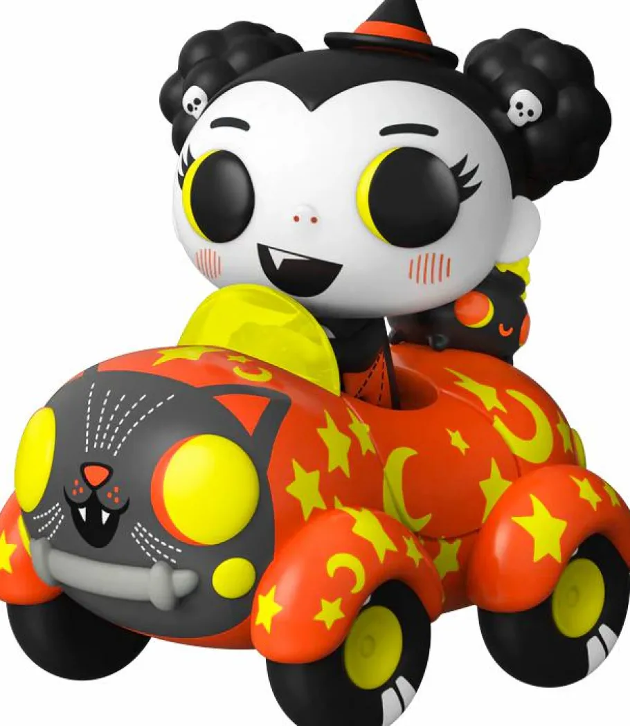 Designer Vinyl>Paka Paka : Boo Hollow - Nina with Witch Mobile Vinyl Ride Figure