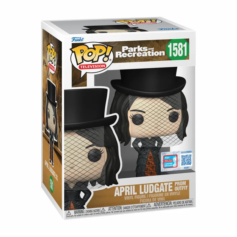 Standard Pop!>Parks & Recreation - April Ludgate in Prom Outfit Pop! Vinyl Figure (2024 Fall Convention Exclusive) (Popcultcha Exclusive)