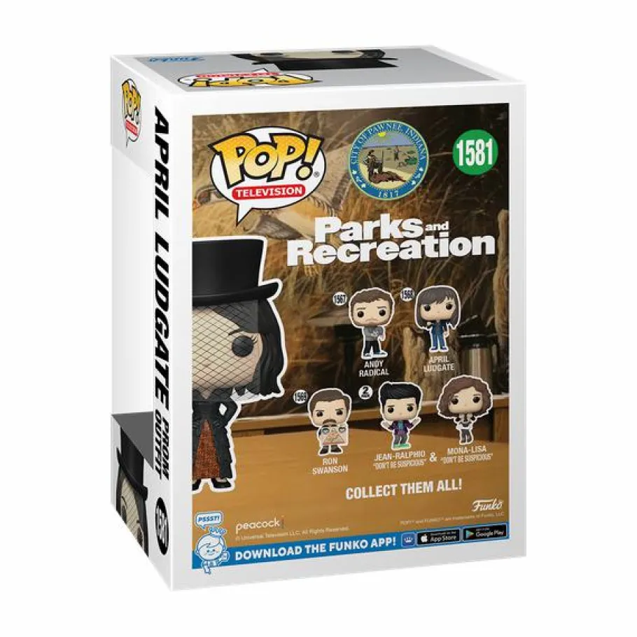 Standard Pop!>Parks & Recreation - April Ludgate in Prom Outfit Pop! Vinyl Figure (2024 Fall Convention Exclusive) (Popcultcha Exclusive)