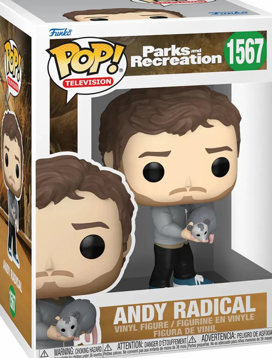 Standard Pop!>Parks & Recreation Parks and Recreation - Andy Radical 15th Anniversary Pop! Vinyl Figure