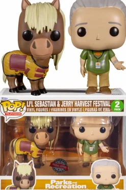 Standard Pop!>Parks & Recreation Parks and Recreation - Jerry & Li’l Sebastian Pop! Vinyl Figure 2-Pack