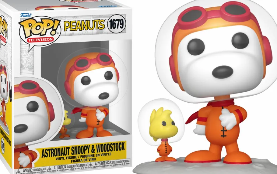 Standard Pop!>Peanuts - Astronaut Snoopy & Woodstock Pop! Vinyl Figure