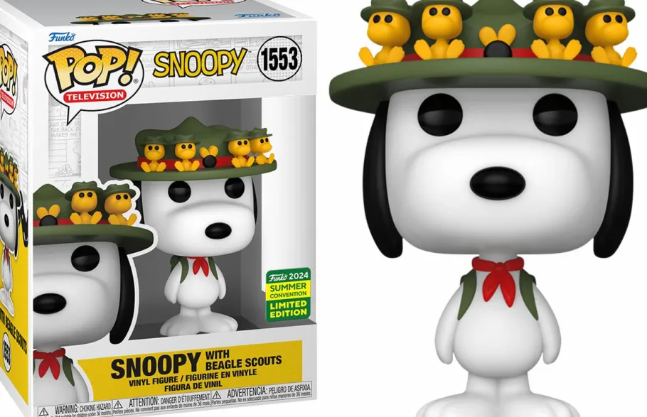 Standard Pop!>Peanuts - Snoopy with Beagle Scouts Pop! Vinyl Figure (2024 Summer Convention Exclusive) (Popcultcha Exclusive)