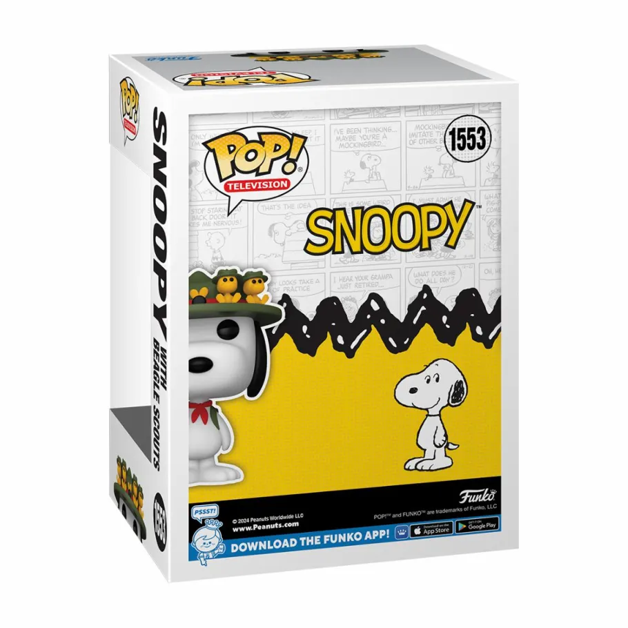 Standard Pop!>Peanuts - Snoopy with Beagle Scouts Pop! Vinyl Figure (2024 Summer Convention Exclusive) (Popcultcha Exclusive)
