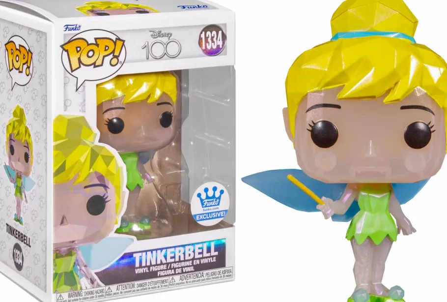 Standard Pop!>Peter Pan (1953) - Tinkerbell (Facet) Disney 100th Pop! Vinyl Figure (Funko / Popcultcha Exclusive)