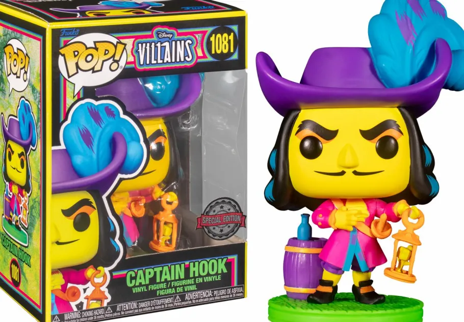 Standard Pop!>Peter Pan - Captain Hook Blacklight Pop! Vinyl Figure