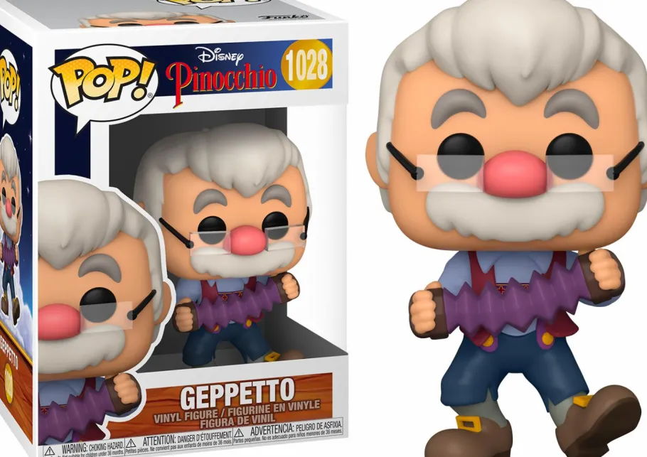 Standard Pop!>Pinocchio - Geppetto with Accordion 80th Anniversary Pop! Vinyl Figure