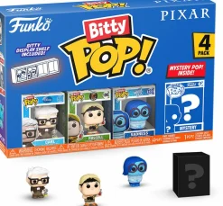 Blind Box>Pixar - Carl, Russell (Dug Days), Sadness & Mystery Bitty Pop! Vinyl Figure 4-Pack