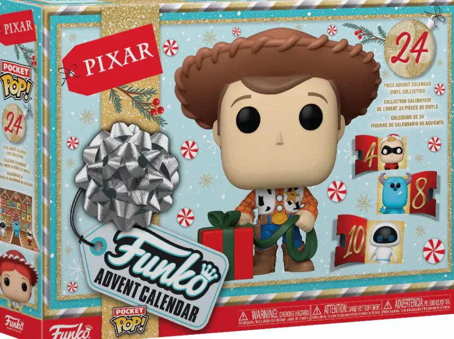 Blind Box>Pixar - 24-Day Holiday Pocket Pop! Vinyl Advent Calendar