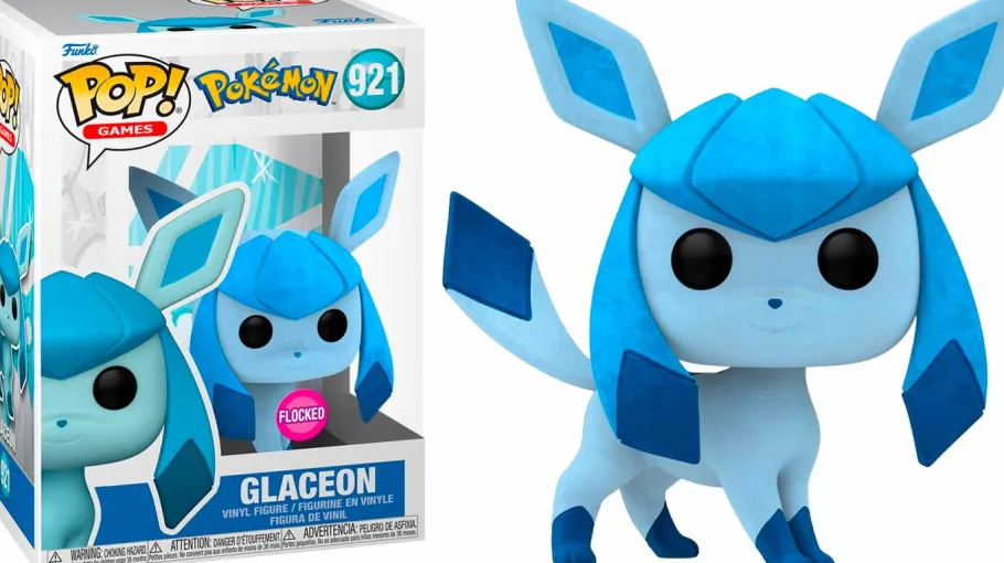Pop! Deluxe>Pokemon - Glaceon Flocked Pop! Vinyl Figure