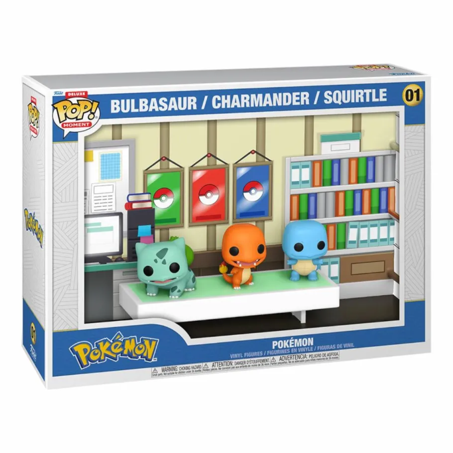 Pop! Moments>Pokemon - Starter Bulbasaur, Charmander & Squirtle Pop! Moment Vinyl Figure