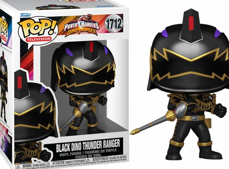 Standard Pop!>Power Rangers : Dino Thunder - Black Dino Thunder Ranger Pop! Vinyl Figure