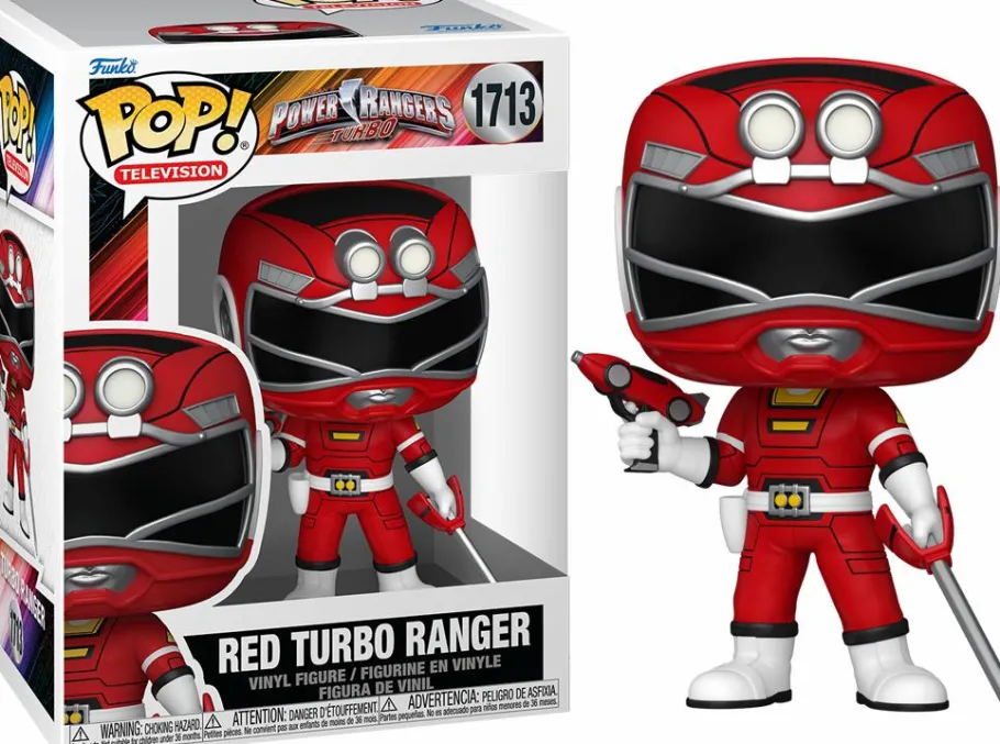 Standard Pop!>Power Rangers : Turbo - Red Turbo Ranger Pop! Vinyl Figure