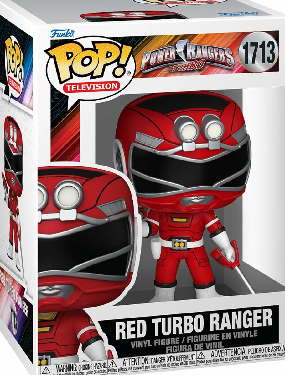 Standard Pop!>Power Rangers : Turbo - Red Turbo Ranger Pop! Vinyl Figure