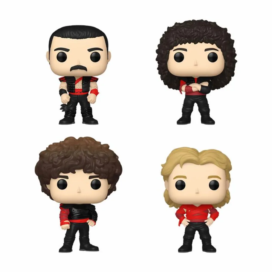Standard Pop!>Queen - Freddie Mercury, Brian May, John Deacon & Roger Taylor Pop! Vinyl 4-Pack
