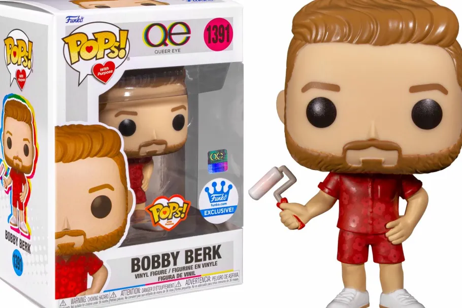 Standard Pop!>Queer Eye - Bobby Berk Pops! with Purpose Pop! Vinyl Figure (Funko / Popcultcha Exclusive)