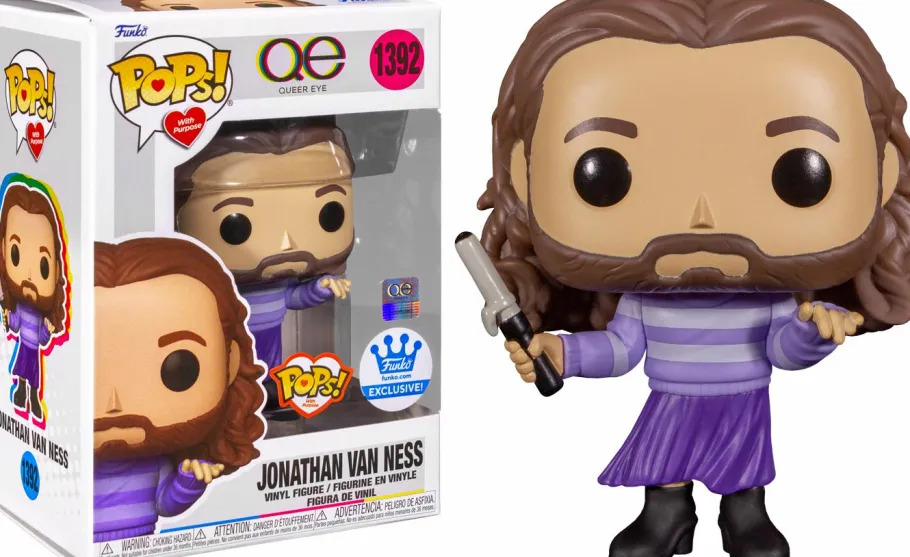 Standard Pop!>Queer Eye - Jonathan Van Ness Pops! with Purpose Pop! Vinyl Figure (Funko / Popcultcha Exclusive)