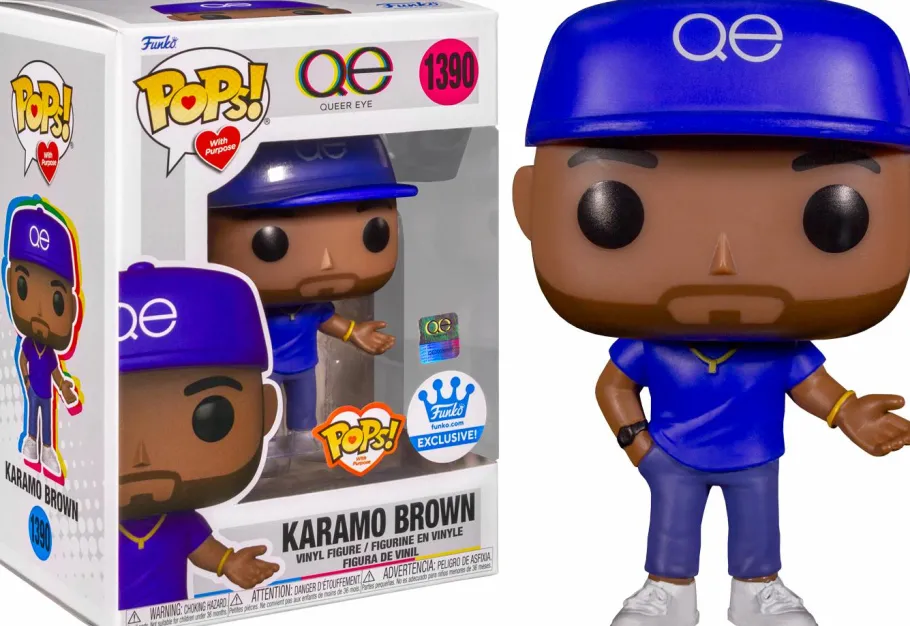 Standard Pop!>Queer Eye - Karamo Brown Pops! with Purpose Pop! Vinyl Figure (Funko / Popcultcha Exclusive)