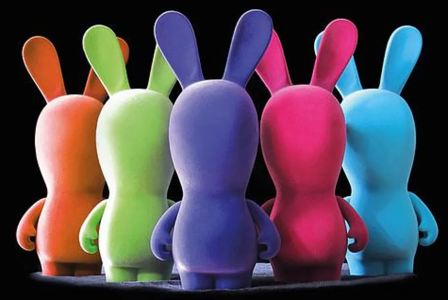 Designer Vinyl>Raving Rabbids - Blue Velvet Eeerz 11" Vinyl Figure