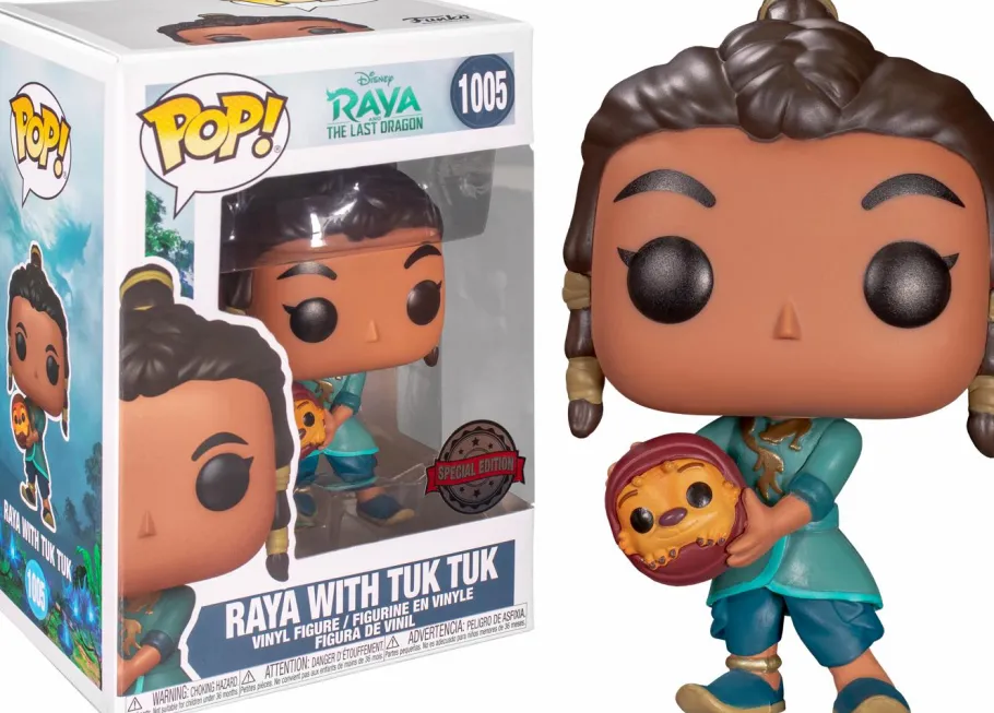 Standard Pop!>Raya and the Last Dragon - Young Raya with Baby Tuk Tuk Pop! Vinyl Figure