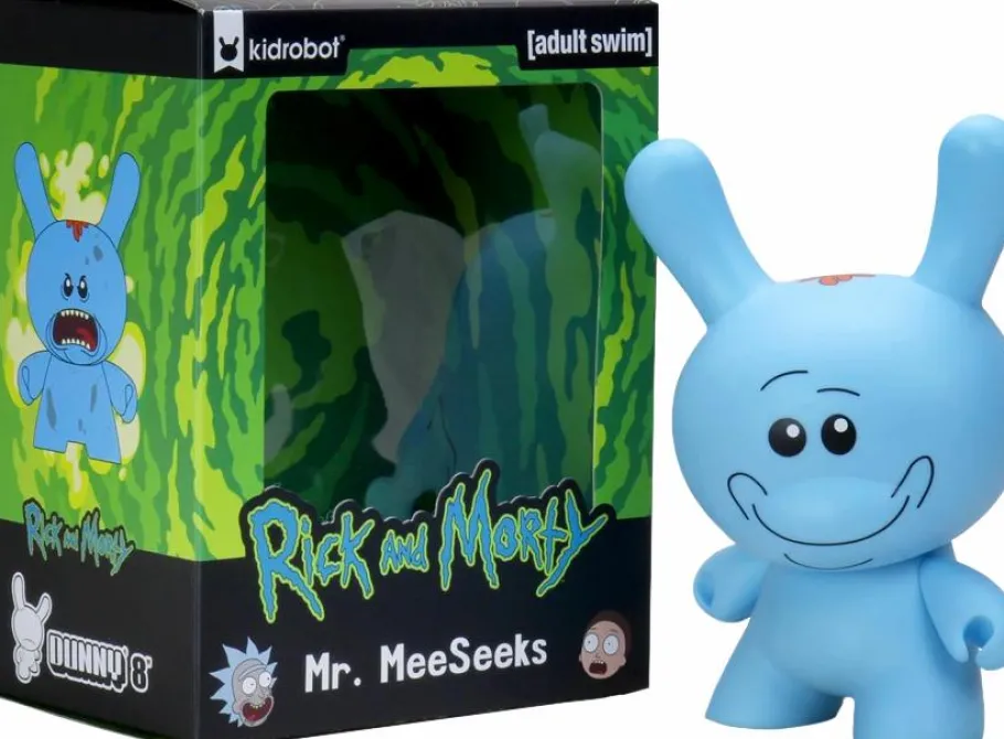 Dunny & Labbit>Rick and Morty - Mr Meeseeks Dunny 8" Vinyl Figure
