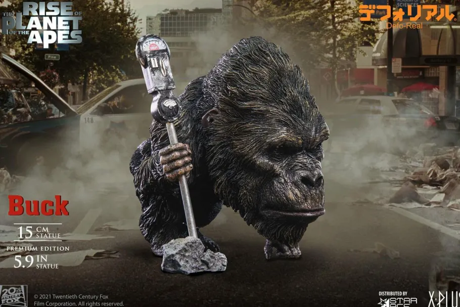 Designer Vinyl>Planet of the Apes Rise of the - Buck Deluxe Defo-Real 6” Vinyl Statue