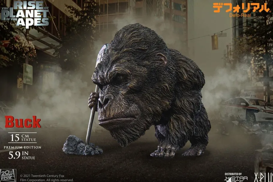 Designer Vinyl>Planet of the Apes Rise of the - Buck Deluxe Defo-Real 6” Vinyl Statue