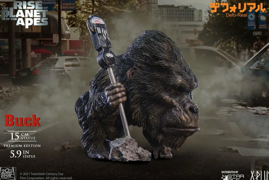 Designer Vinyl>Planet of the Apes Rise of the - Buck Deluxe Defo-Real 6” Vinyl Statue