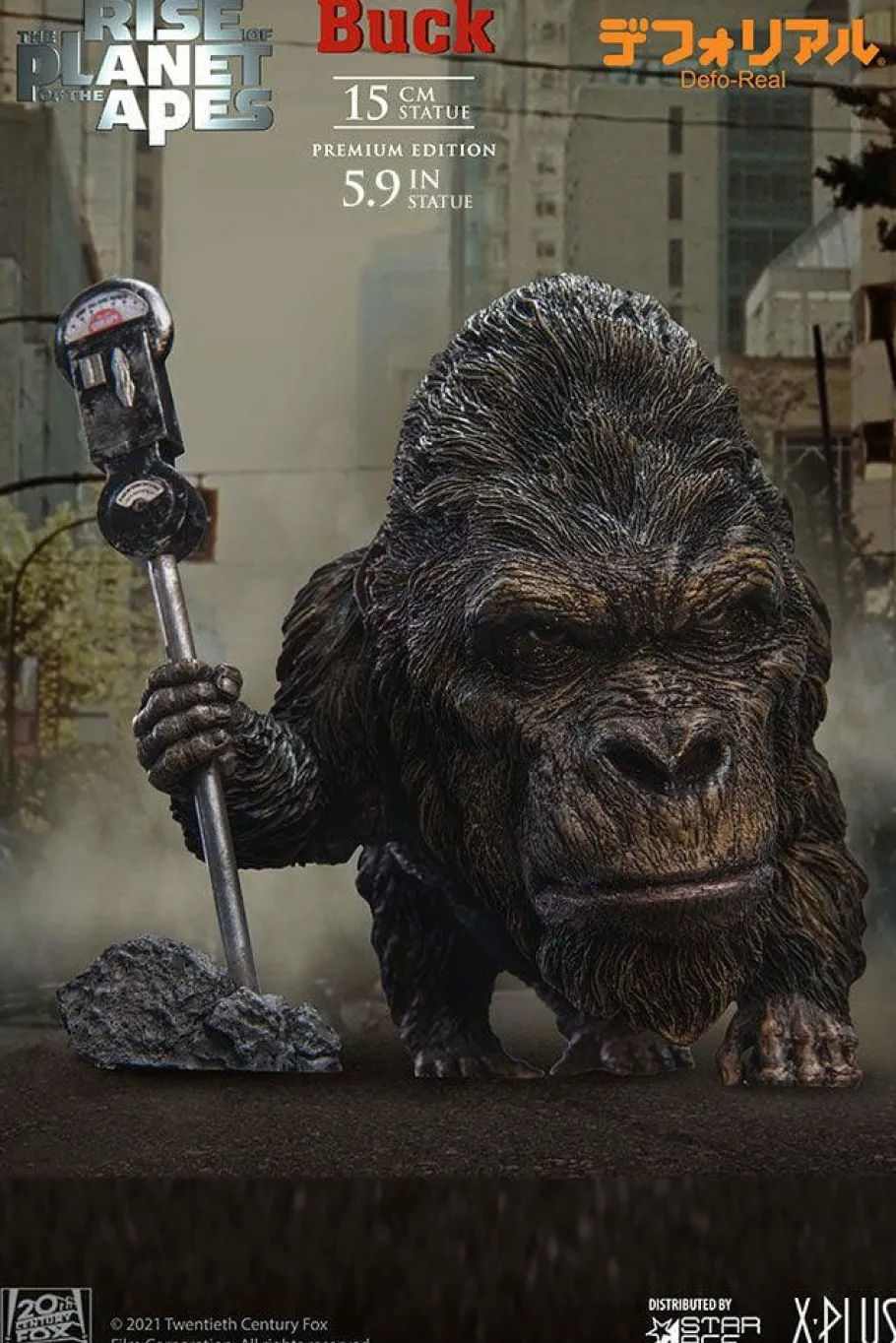 Designer Vinyl>Planet of the Apes Rise of the - Buck Deluxe Defo-Real 6” Vinyl Statue