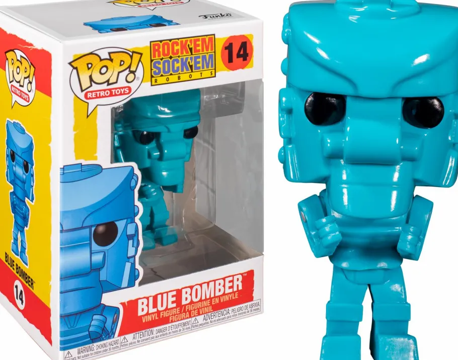Standard Pop!>Rock 'Em Sock 'Em Robots - Blue Robot Pop! Vinyl Figure