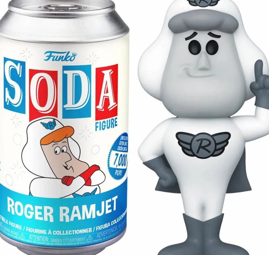 Designer Vinyl>None Roger Ramjet - Roger Ramjet Vinyl SODA Figure in Collector Can (International Edition)