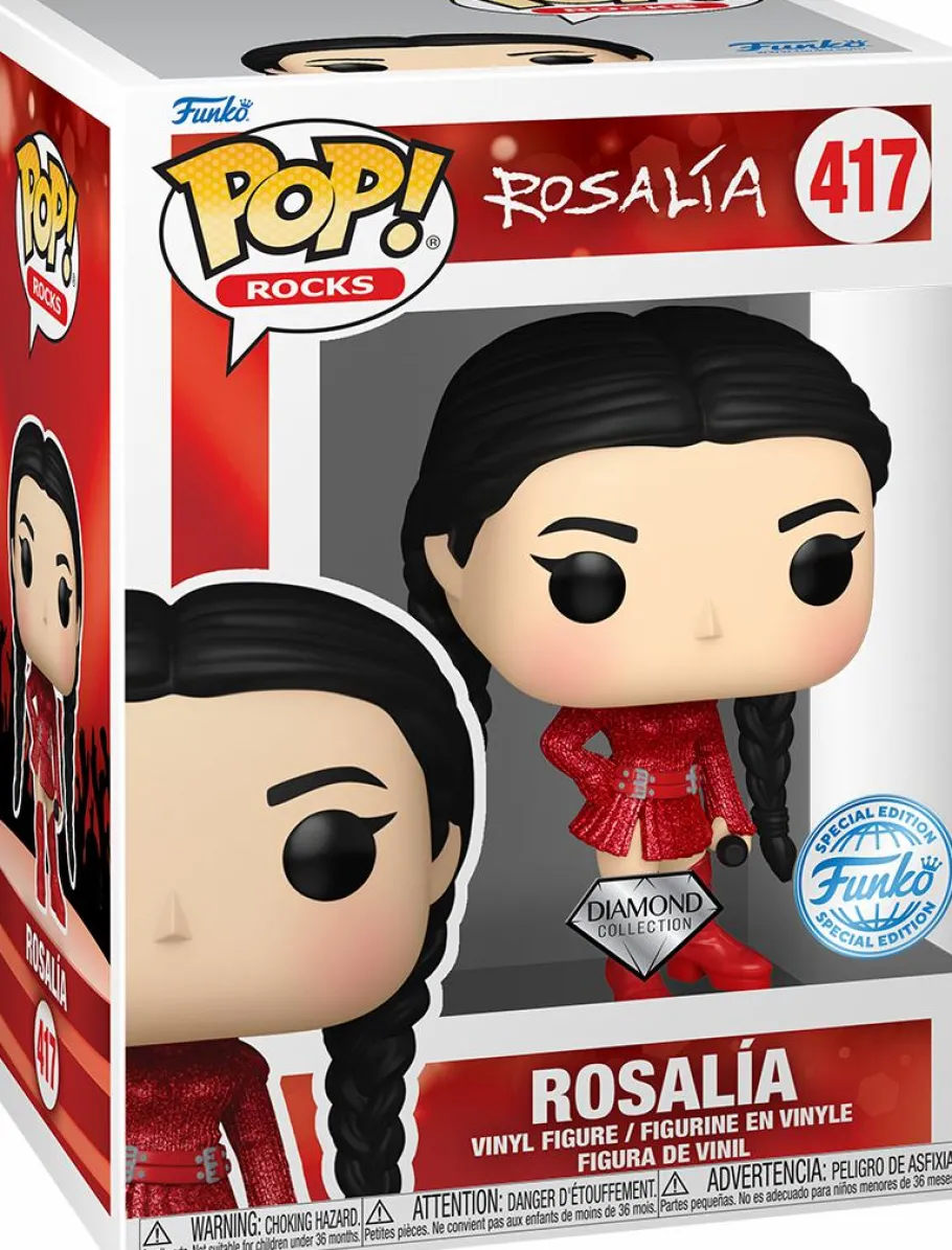Standard Pop!>Rosalia Rosalía - Rosalía (BIZCOCHITO) Diamond Glitter Pop! Vinyl Figure