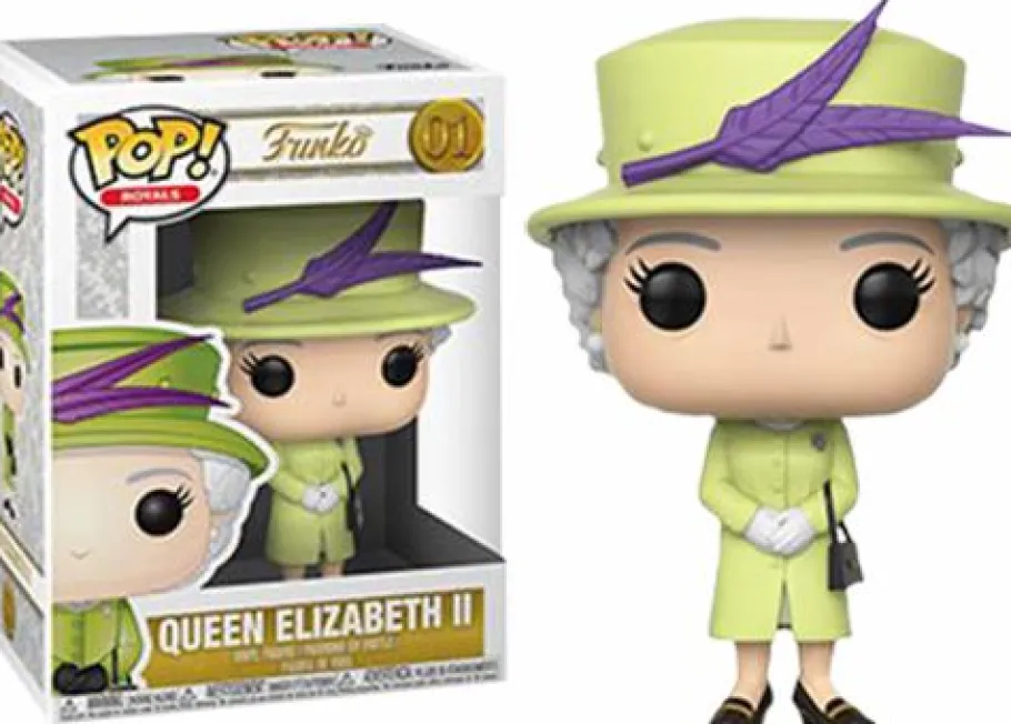 Standard Pop!>Royal Family - Queen Elizabeth II in Green Dress Pop! Vinyl Figure