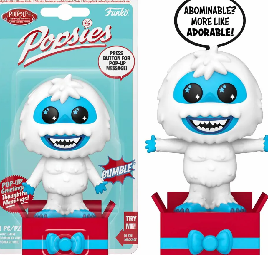Designer Vinyl>Rudolph the Red Nosed Reindeer Rudolph the Red-Nosed Reindeer - Bumble Popsies Vinyl Figure