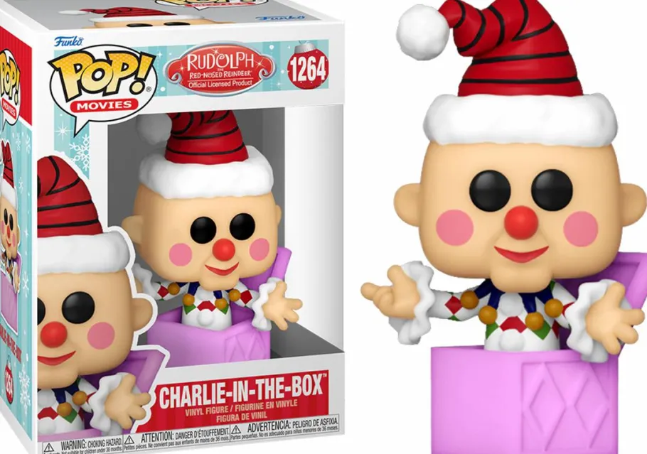 Standard Pop!>Rudolph the Red Nosed Reindeer Rudolph the Red-Nosed Reindeer - Charlie-in-the-Box Pop! Vinyl Figure