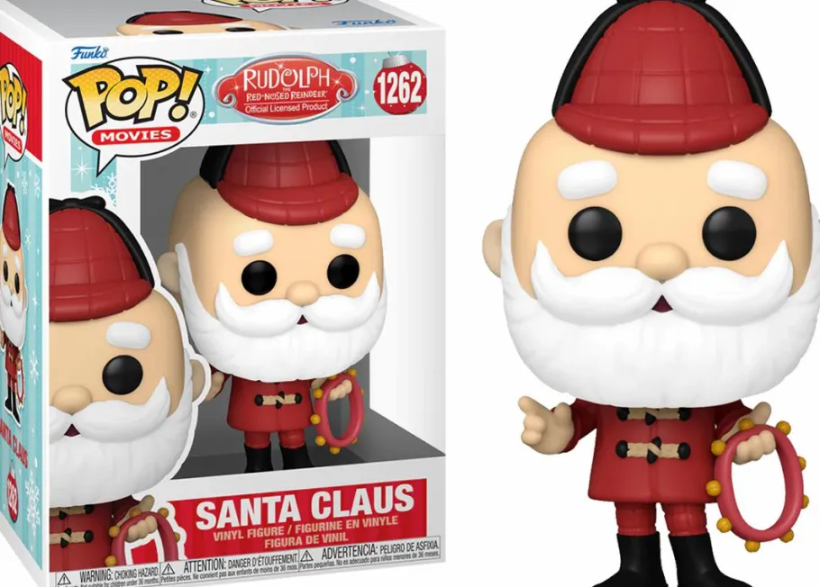 Standard Pop!>Rudolph the Red Nosed Reindeer Rudolph the Red-Nosed Reindeer - Santa Claus Pop! Vinyl Figure