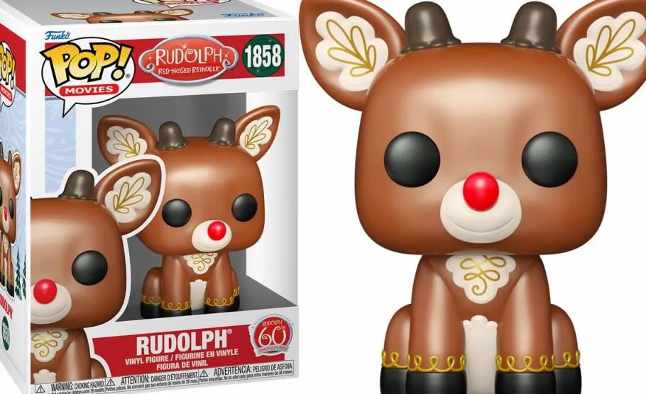Standard Pop!>Rudolph the Red Nosed Reindeer Rudolph the Red-Nosed Reindeer (1964) - Rudolph 60th Anniversary Pop! Vinyl Figure