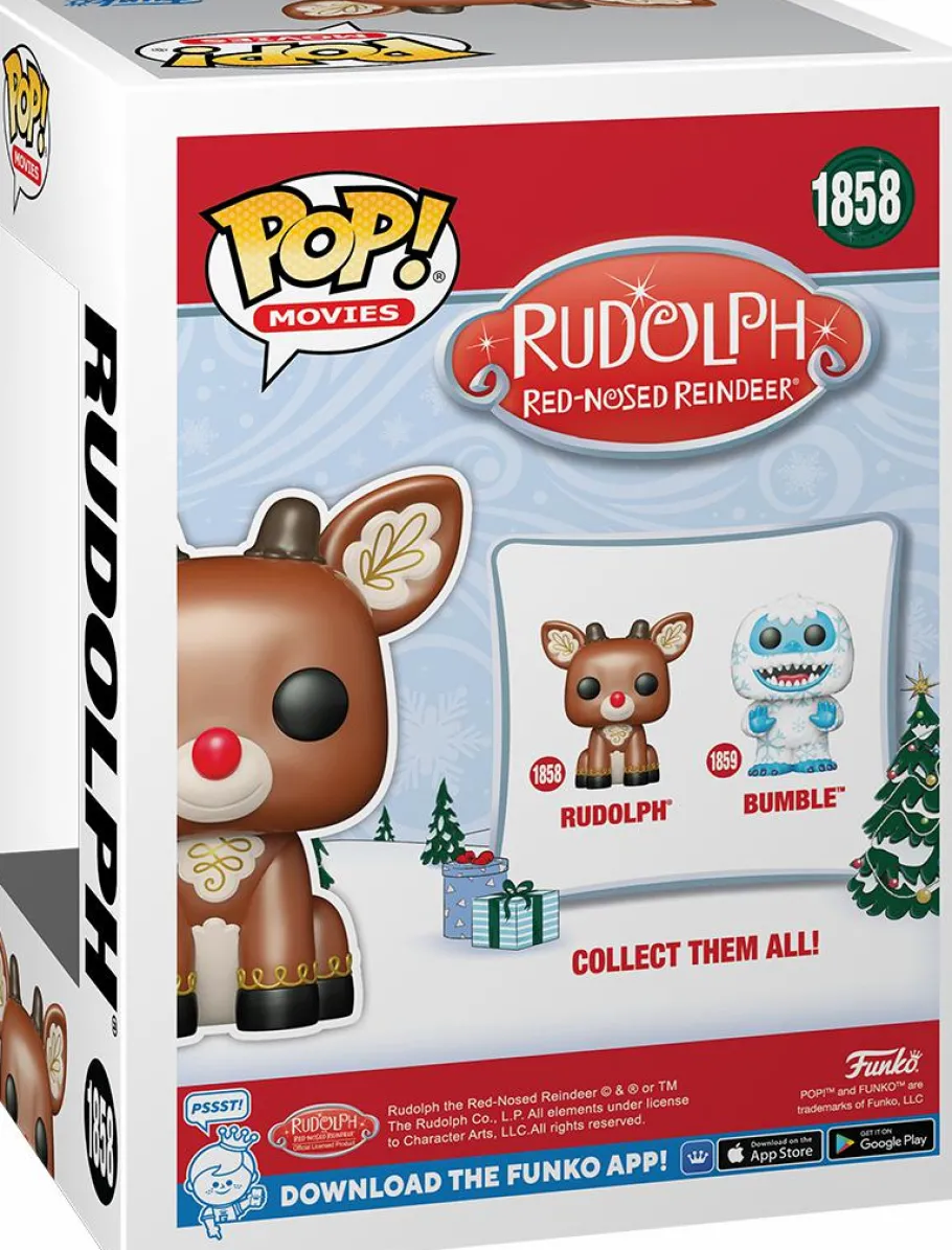 Standard Pop!>Rudolph the Red Nosed Reindeer Rudolph the Red-Nosed Reindeer (1964) - Rudolph 60th Anniversary Pop! Vinyl Figure