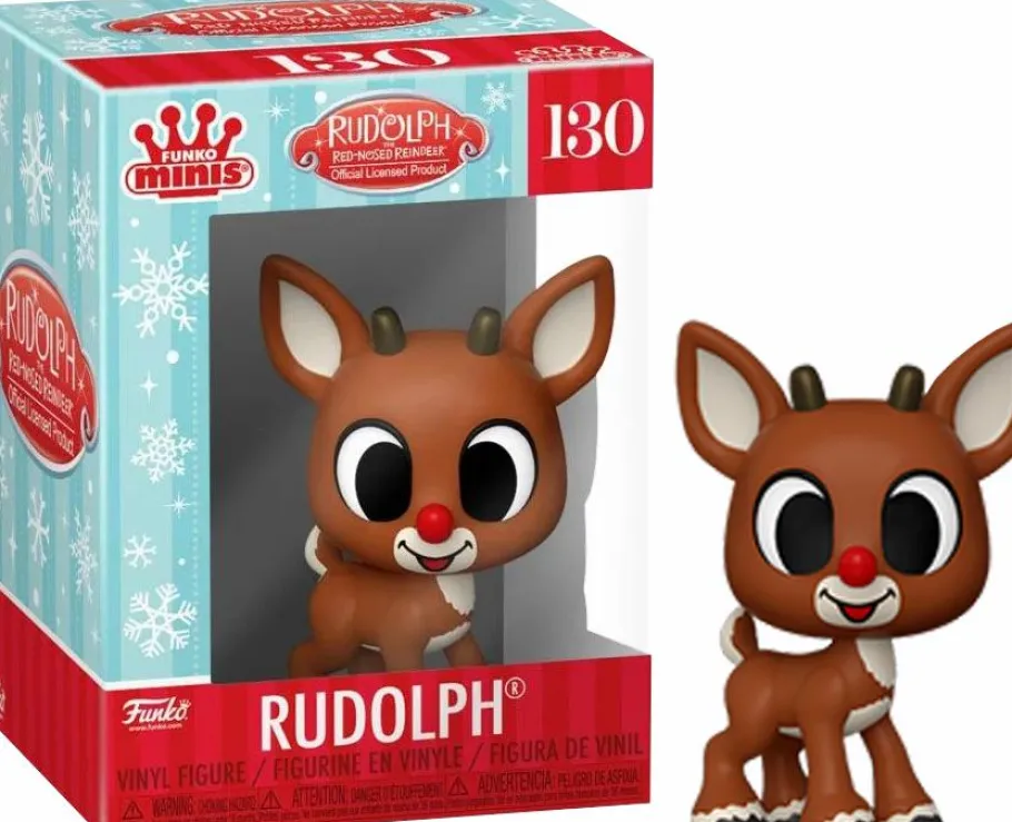 Designer Vinyl>Rudolph the Red Nosed Reindeer Rudolph the Red-Nosed Reindeer - 3" Scale Mini Vinyl Figure (Mystery Single Unit)