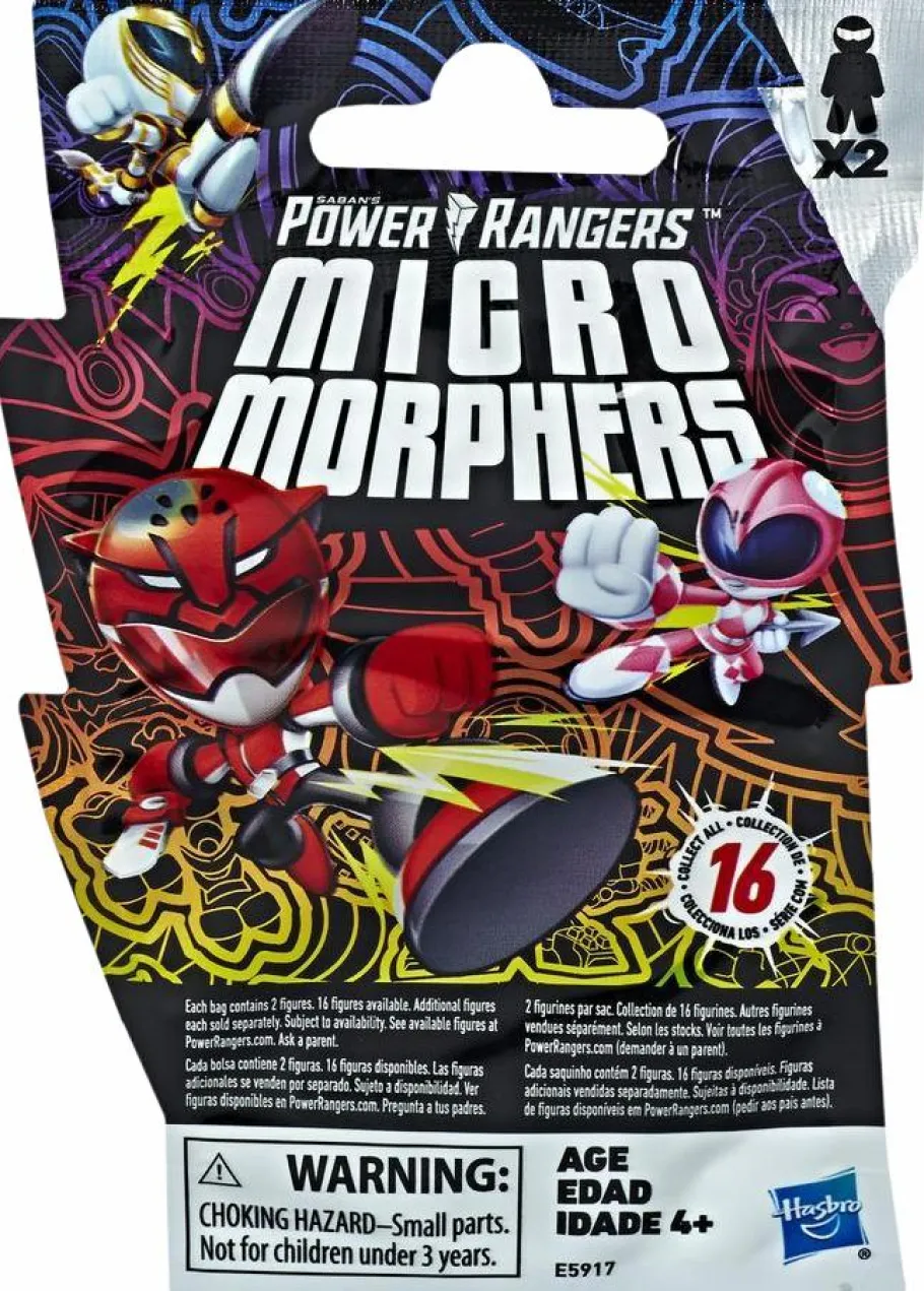 Blind Box>Power Rangers Saban’s - Series 1 Micro Morphers 1” Blind Bag Figure (Display of 24)