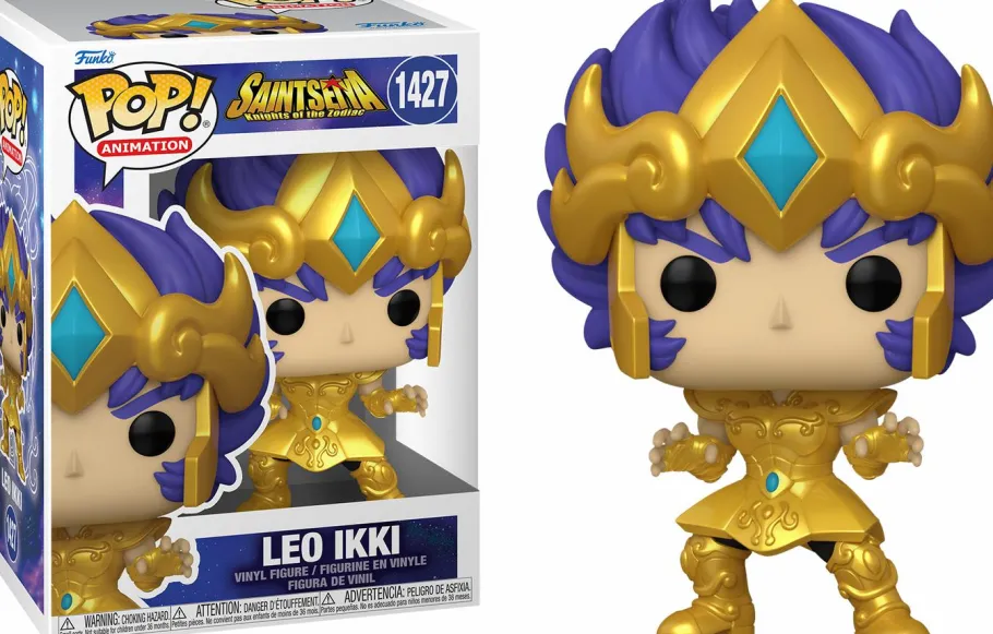 Standard Pop!>Saint Seiya : Knights of the Zodiac - Leo Ikki in Gold Suit Pop! Vinyl Figure