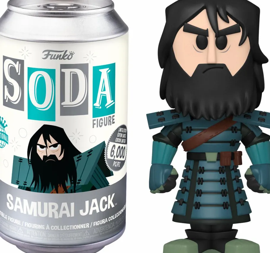 Designer Vinyl>Samurai Jack - Armored Jack Vinyl SODA Figure in Collector Can (International Edition)