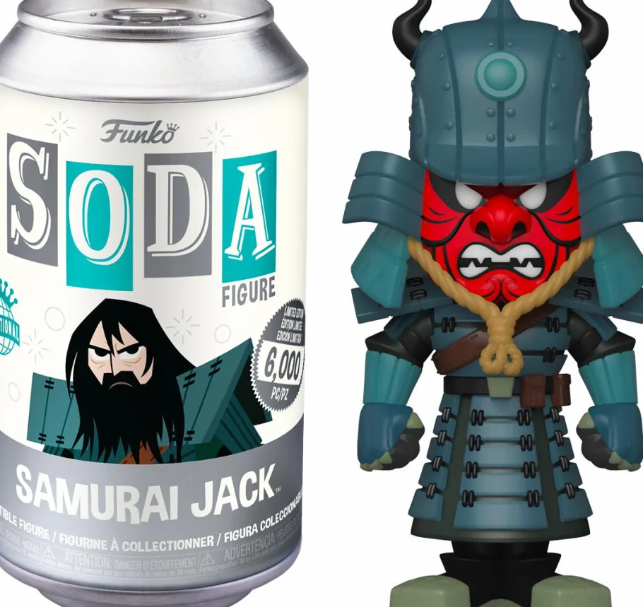 Designer Vinyl>Samurai Jack - Armored Jack Vinyl SODA Figure in Collector Can (International Edition)