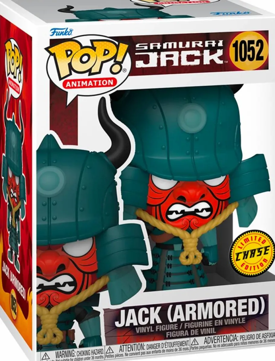 Pop! Chases, Vault, Limited Editions, Ppp Items>Samurai Jack - Jack Armoured Pop! Vinyl Figure in Acrylic Pop! Protector (Chase Variant)