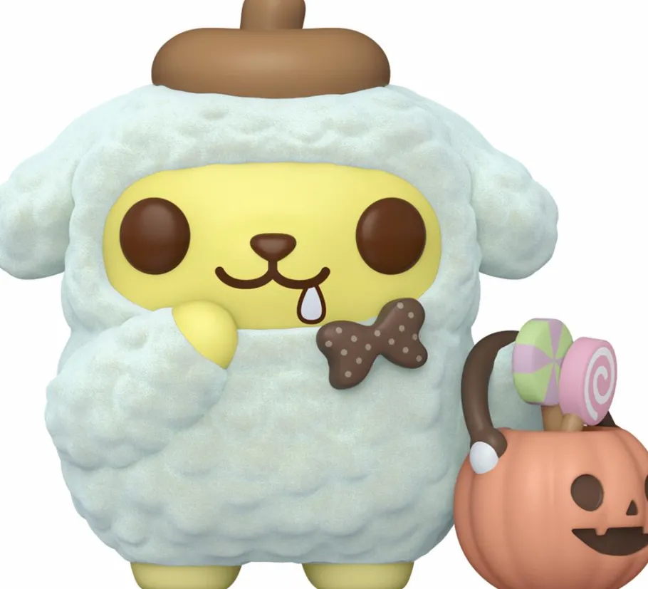 Standard Pop!>Sanrio - Pompompurin Halloween Flocked Pop! Vinyl Figure