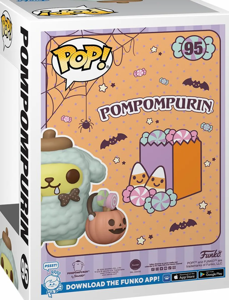 Standard Pop!>Sanrio - Pompompurin Halloween Flocked Pop! Vinyl Figure