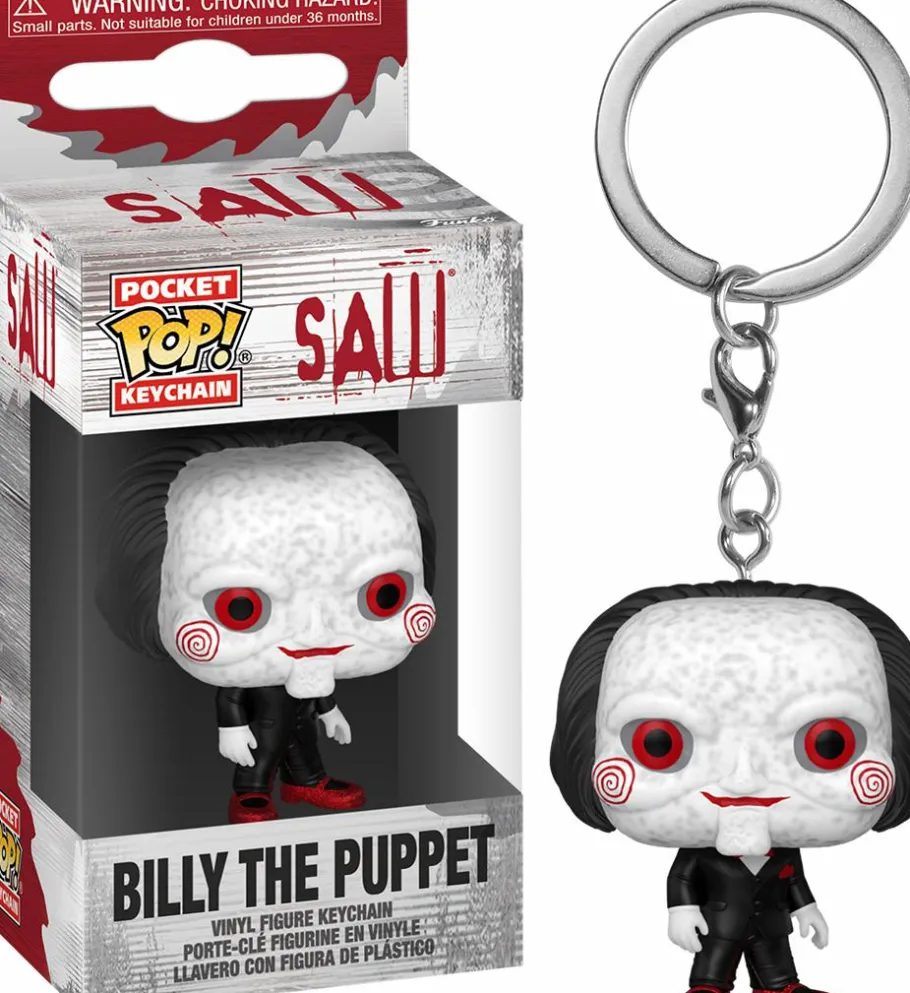 Pop! Keychains>Saw - Billy the Puppet 10th Anniversary Pocket Pop! Keychain